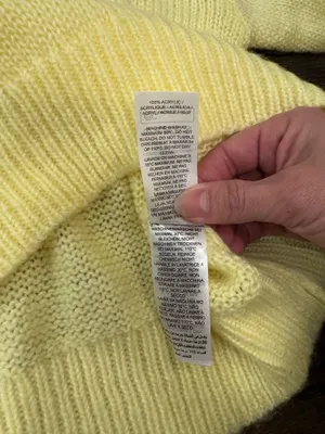 Edikted Sweater Yellow Lightweight Knit thumbnail 5