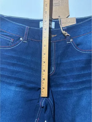 Jean's Denim Women's Size 8 Classic Dark Blue Straight Jeans - Comfy & Stylish! thumbnail 4