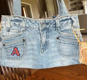 Auburn University Denim Purse Jean Bag New thumbnail 2