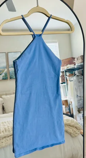 ZARA Mini Dress Blue thumbnail 1