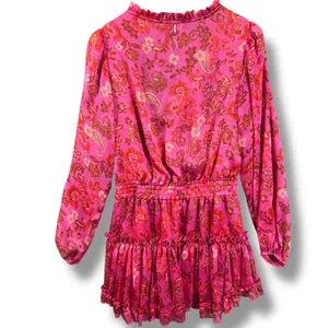 MISA Los Angeles Lorena Mini Dress Careyes Floral Print Size Medium thumbnail 2