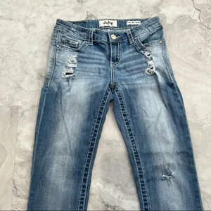 Daytrip Linx Ankle Cut‎ off Skinny Jeans Size 26 or 2 Short thumbnail 4