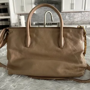 Miu‎ Miu Leather Cammeo Madras 2 Way Satchel Bag Handbag thumbnail 3