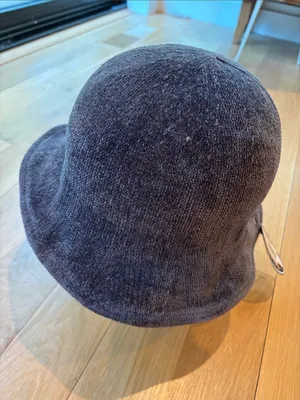 Scala Chenille Cloche Hat Grey NWT One Size thumbnail 3
