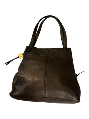 Margot New York Black Genuine Leather Shoulder Tote Bag – NWOT thumbnail 2