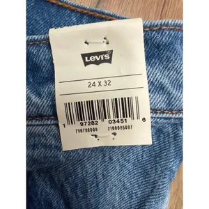 Levi's Ribcage Straight Jeans Women's 24x32 Super High Rise NWT Blue thumbnail 9
