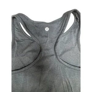 Lululemon Ebb to Street Cropped Racerback Tank Top Black‎ Women's Size 12 thumbnail 4