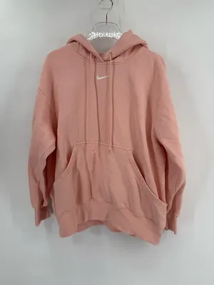 Nike Center Swoosh Sportwear Fleece Oversized Pullover Hoodie‎ size medium thumbnail 2