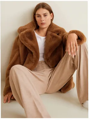 $189 NWOT Magaschoni faux fur luxe jacket/coat L thumbnail 3