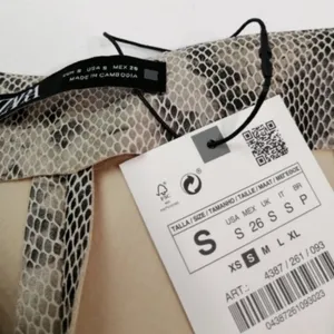 Zara snake print skirt thumbnail 4