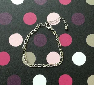 NWOT Small Silver Chain Bracelet thumbnail 1