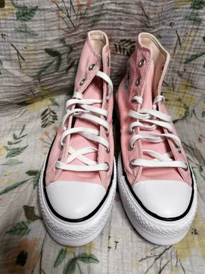 Converse Chuck Taylor Hi Lift Platform High Top Pink Sneakers thumbnail 7