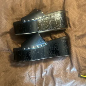 DKNY studded platform wedge thumbnail 4