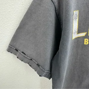 Los Angeles Lakers off the shoulder top thumbnail 5