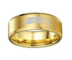 Seattle Seahawks Gold Ring thumbnail 1