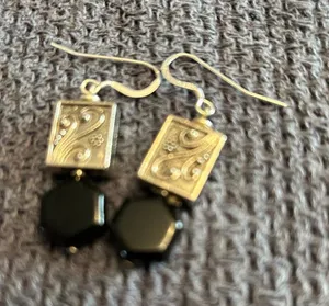 earrings Earrings 925 sterling silver vintage looking thumbnail 1