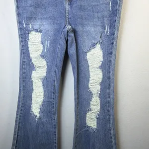 Judy Blue 5 27 High Rise distressed Flare Jeans slimming bohemian western NWT thumbnail 8