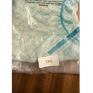Cabana Life Women Rash Guard Long Sleeve Teal Geometric Quarter Zip Swim Top Med thumbnail 13