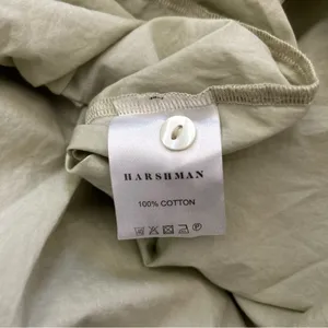 Anthropologie Harshman Puff Sleeve Babydoll Blouse Moss Green Size Small thumbnail 6