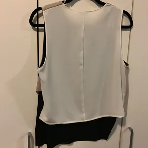 Zara Beige Asymmetrical Tank Top thumbnail 3