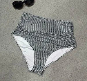 Cupshe High Rise Bikini Striped Swim Bottoms Large thumbnail 5