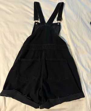 Black Overall Shorts thumbnail 1