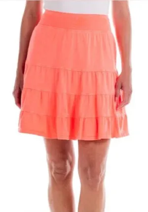 fresh produce Coral Tiered Mini Skirt thumbnail 1
