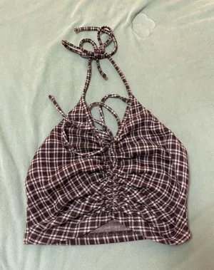 Gingham set Brown thumbnail 1