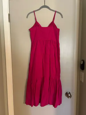 Loft Pink Midi Dress thumbnail 3