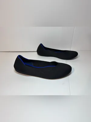 Rothy's Black slip on flat shoe women size 8 thumbnail 3