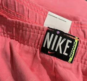NWT NIKE Sportswear High Rise Wash Short Baby PINK SZ-2X thumbnail 6