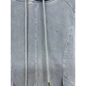 Anthropologie Pilcro & The‎ Letterpress Blue Flynn Hoodie Sweatshirt Size Medium thumbnail 7