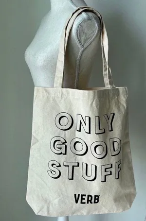NEW! Large canvas shopping bag Tan thumbnail 1