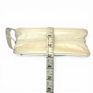 Clear SPF Makeup Bag Travel Cosmetic Pouch Chenille Patch Toiletry Organizer NWT thumbnail 7