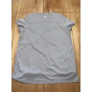 90 Degree By Reflex Women's Gray V Neck Short Sleeve Activewear T‎ Shirt Size L thumbnail 4