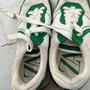 ZARA White & Green Combo Sneakers Size 36 EU thumbnail 7