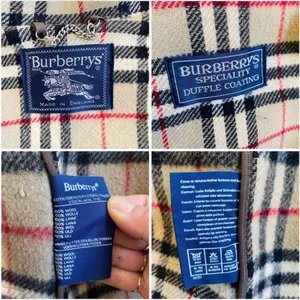 Burberry Brit classic toggle wool duffle coat EUC thumbnail 13