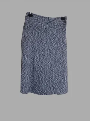 The North Face Gray Asymmetrical Midi Skirt with Side Tie thumbnail 5