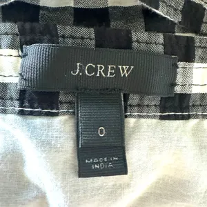 ) XS J.Crew gingham midi dress Cottage Farm core Coquette Prairie Chic Eyelet thumbnail 8