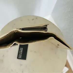 KENNETH COLE REACTION VINTAGE WALLET WITH‎ SOLAR POWERED CALCULATOR, Ivory, NWT thumbnail 8