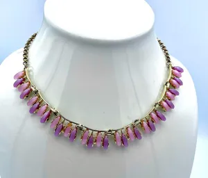 Vintage Pink/Purple Necklace thumbnail 4