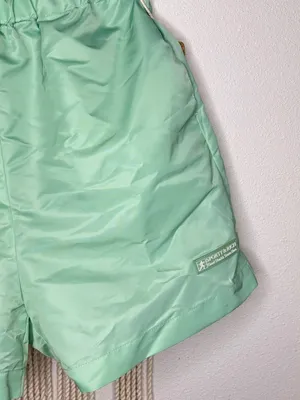 NWT Sporty & Rich Good Health Nylon Shorts Thyme/White Size Small thumbnail 6
