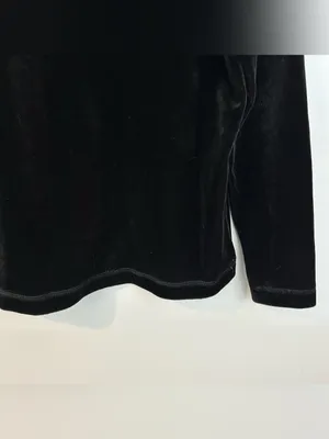 Vintage Harley Davidson Black Velour Long Sleeve Pullover Sweatshirt Size Medium thumbnail 6