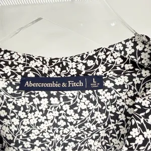 Abercrombie & Fitch Floral V-Neck Bodysuit Women's Size L Romantic Top‎ thumbnail 6