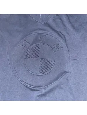Navy BMW V Neck Fitted Short Sleeve Shirt Cars Sporty Car Racing thumbnail 3