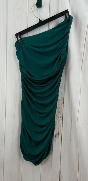 Lucy in the Sky Women’s XS Green One Shoulder Dress thumbnail 1