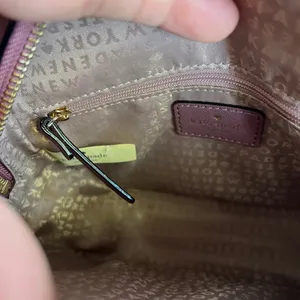 Kate Spade Newbury Lane Cammi Crossbody Bag‎ Leather Mauve Purple Camera Purse thumbnail 8