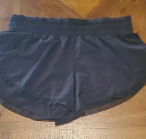 lululemon athletica Black Women's Running Shorts thumbnail 1