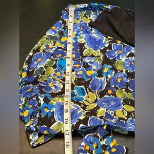 Zara Floral One-Shoulder Blouse - size M thumbnail 11
