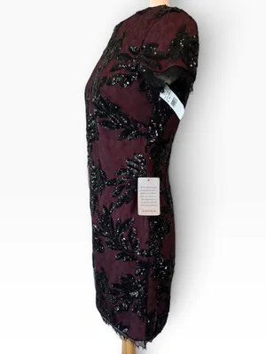 Dress the Population Valerie Sequin Lace Dress thumbnail 5